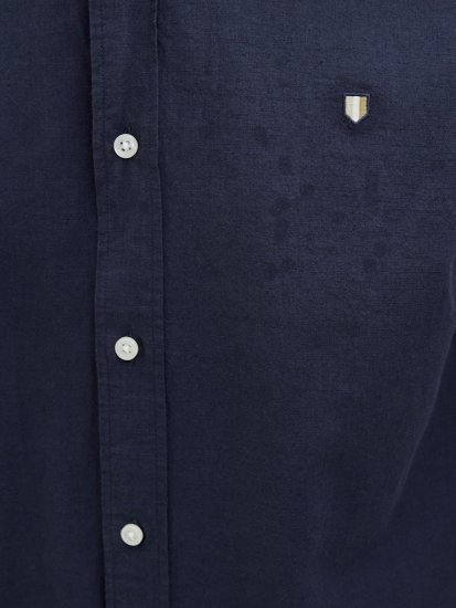 Jack & Jones Summer Shield Short Sleeve Shirt Maritime Blue - Koszule - Koszule 2XL-10XL