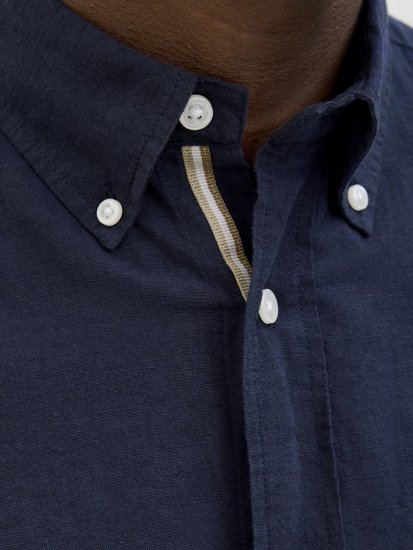 Jack & Jones Summer Shield Short Sleeve Shirt Maritime Blue - Koszule - Koszule 2XL-10XL