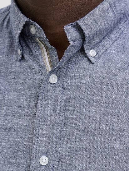 Jack & Jones Summer Shield Short Sleeve Shirt Faded Denim - Koszule - Koszule 2XL-10XL