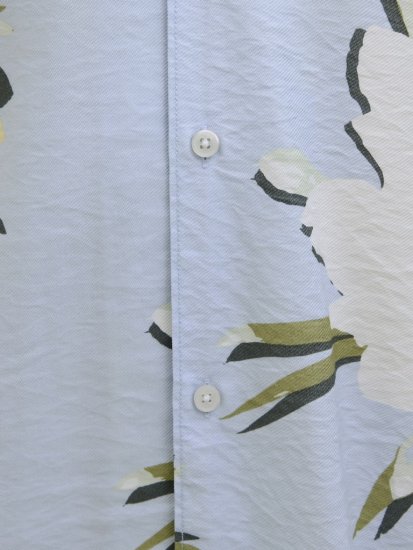 Jack & Jones Vira Marshall AOP Short Sleeve Shirt Skyway - Koszule - Koszule 2XL-10XL