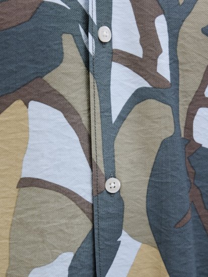 Jack & Jones Vira Marshall AOP Short Sleeve Shirt Silver Sage - Koszule - Koszule 2XL-10XL