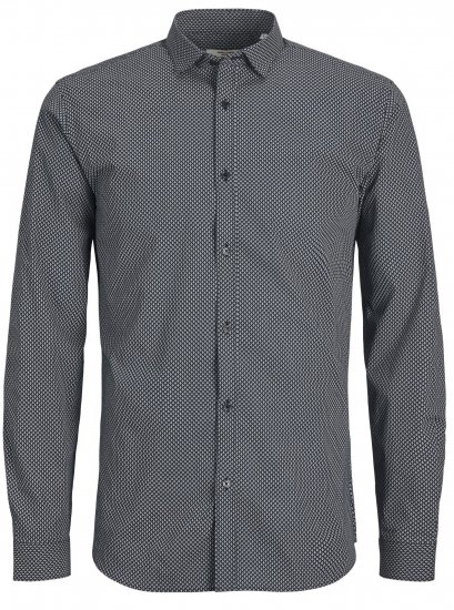 Jack & Jones JPRBLACARDIFF Print LS Shirt Navy - Koszule - Koszule 2XL-10XL
