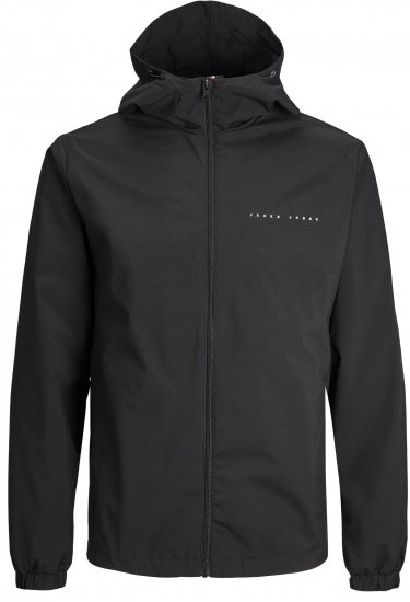 Jack & Jones JORJOSHUA Lightly Padded Jacket Black - Kurtki Męskie Duże Rozmiary - Kurtki Duże rozmiary 2XL-8XL