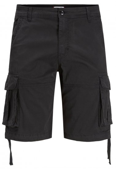 jack & Jones JPSTZEUS Cargo Shorts Black - Szorty - Szorty W40-W60