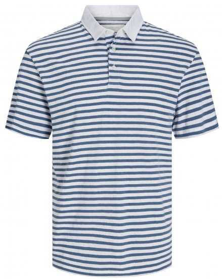 Jack & Jones JPRCC Soft Linen Blend Polo Bright White - Koszulki polo - Koszulki Polo 2XL-8XL