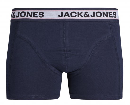 Jack & Jones JACMARCO SOLID Trunks 3-Pack Coronet Blue - Bielizna & stroje kąpielowe - Bielizna & Stroje kąpielowe 2XL-8XL