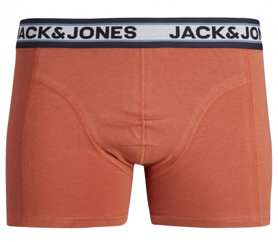 Jack & Jones JACMARCO SOLID Trunks 3-Pack Coronet Blue - Bielizna & stroje kąpielowe - Bielizna & Stroje kąpielowe 2XL-8XL