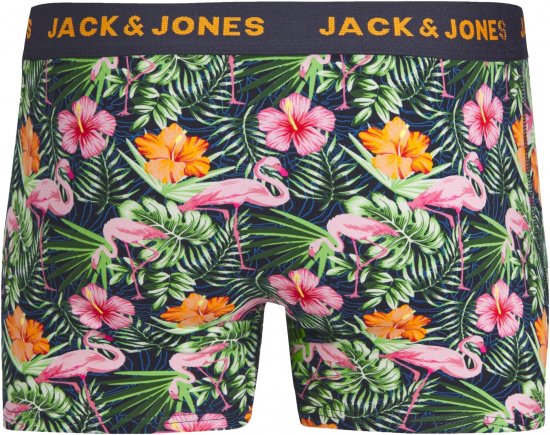 Jack & Jones JACPINK FLAMINGO TRUNKS 5 PACK Navy Blazer - Bielizna & stroje kąpielowe - Bielizna & Stroje kąpielowe 2XL-8XL