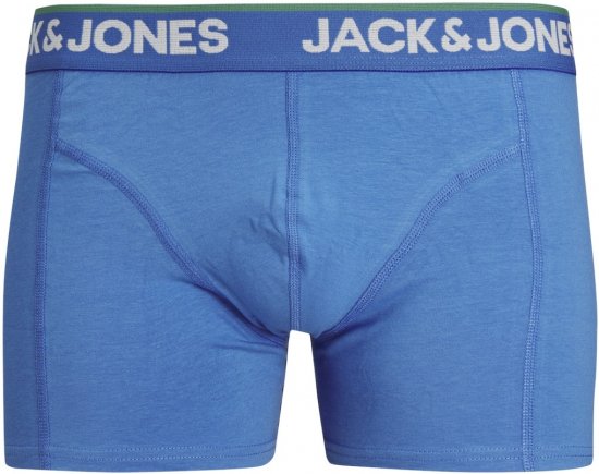 Jack & Jones JACPINEAPPLE SKULL TRUNKS 3 PACK Palace Blue - Bokserki - Bokserki 2XL-12XL