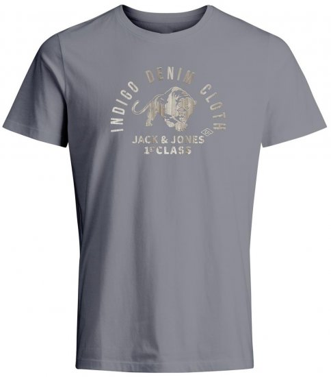 Jack & Jones JPRBLUOLLIE T-Shirt Weathervane - Koszulki - T-shirty meskie Duże Rozmiary - 2XL-14XL