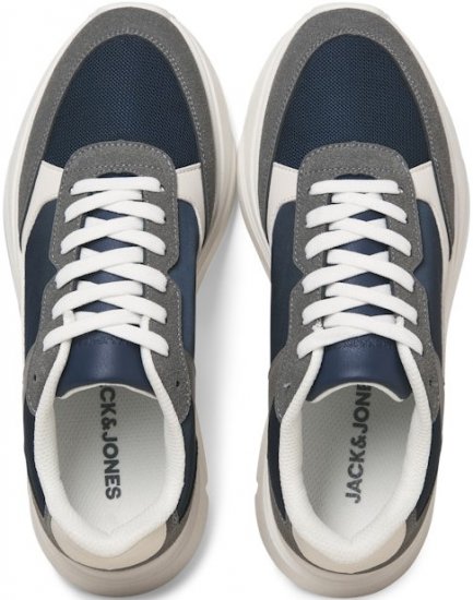Jack & Jones Waspire Sneakers Grey/NAVY BLAZER - Buty męskie 40-52 - 