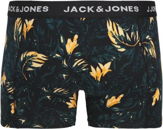 Jack & Jones Tyler Trunks 3-Pack Black - Bielizna & stroje kąpielowe - Bielizna & Stroje kąpielowe 2XL-8XL