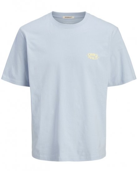 Jack & Jones Tavira Type Crew Neck T-Shirt Skyway - Koszulki - T-shirty meskie Duże Rozmiary - 2XL-14XL