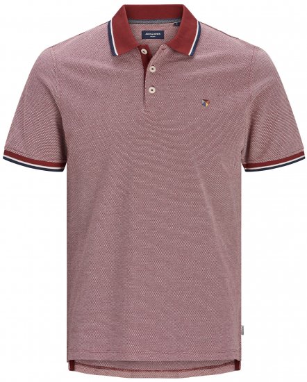 Jack & Jones JPRBLUWIN Polo Red Dahlia - Koszulki polo - Koszulki Polo 2XL-8XL