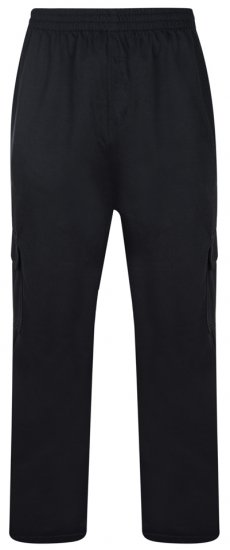 Kam Jeans Cargopocket Joggers "Lightweight" Black - Dresy & spodenki dresowe - Dresy & Spodnie Dresowe 2XL-12XL