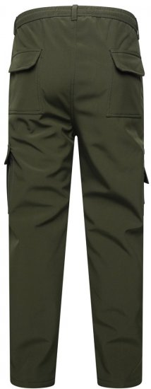 Kam Jeans 245 soft shell spodnie z elastycznym pasem khaki - Dżinsy & spodnie - Dżinsy i Spodnie - W40-W70