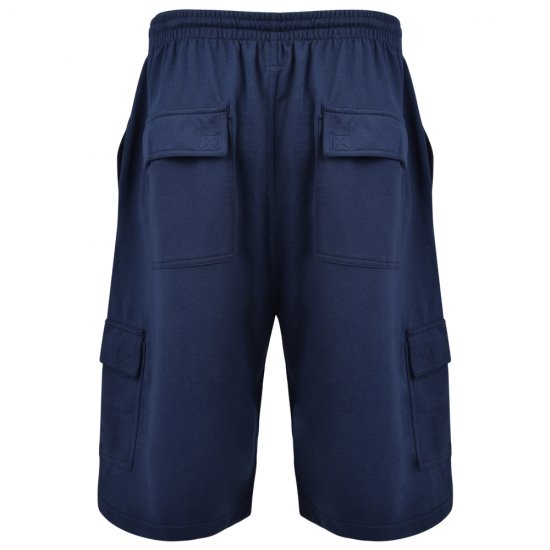 Kam Jeans Cargo Joggers shorts Navy - Dresy & spodenki dresowe - Dresy & Spodnie Dresowe 2XL-12XL