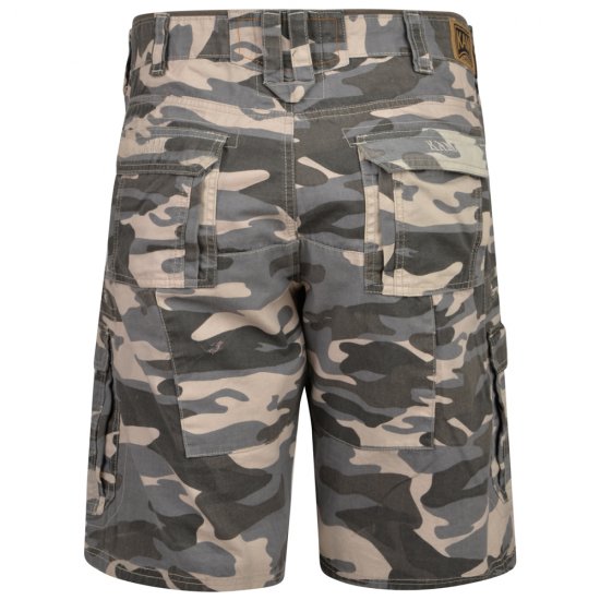 Kam Jeans 329 Short Charcoal Camo - Szorty - Szorty W40-W60