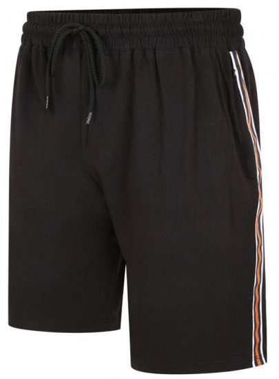 Kam Jeans 3300 Jog Shorts with Side Tape Black - Dresy & spodenki dresowe - Dresy & Spodnie Dresowe 2XL-12XL