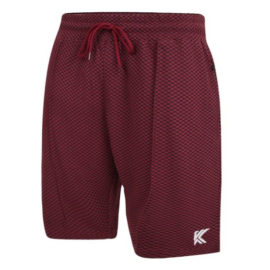 Kam Jeans 3305 Jaquard Mesh Shorts Burgundy - Dresy & spodenki dresowe - Dresy & Spodnie Dresowe 2XL-12XL