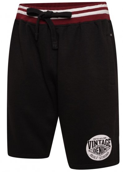 Kam Jeans 3309 Vintage Denim Jog Shorts Black - Dresy & spodenki dresowe - Dresy & Spodnie Dresowe 2XL-12XL
