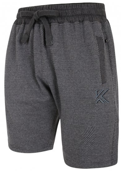 Kam Jeans 3310 Dobby Print Jog Shorts Charcoal - Dresy & spodenki dresowe - Dresy & Spodnie Dresowe 2XL-12XL