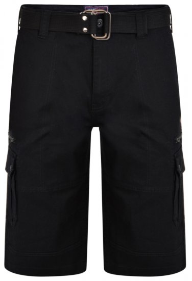 Kam Jeans 343 Cargoshorts Black - Szorty - Szorty W40-W60
