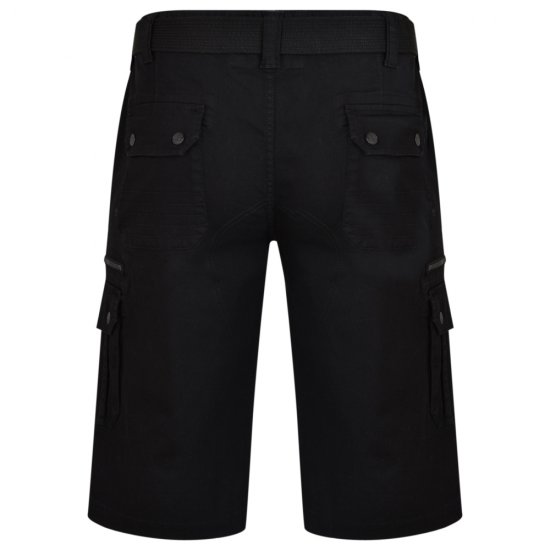 Kam Jeans 343 Cargoshorts Black - Szorty - Szorty W40-W60
