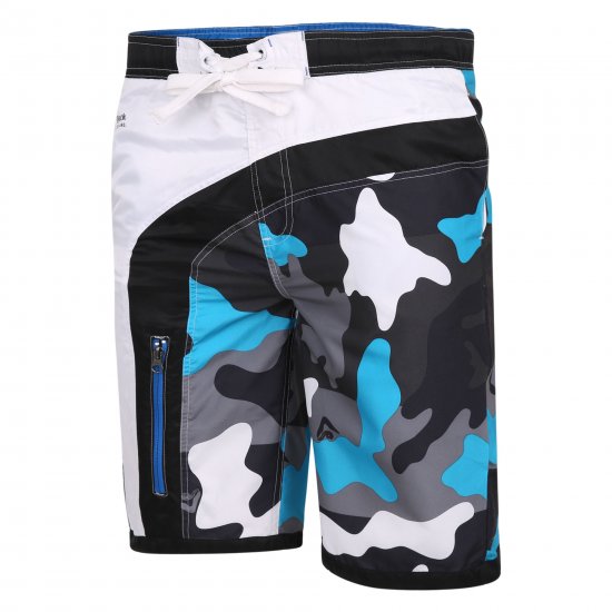 Kam Jeans 348 Camo Swimmers Black - Bielizna & stroje kąpielowe - Bielizna & Stroje kąpielowe 2XL-8XL