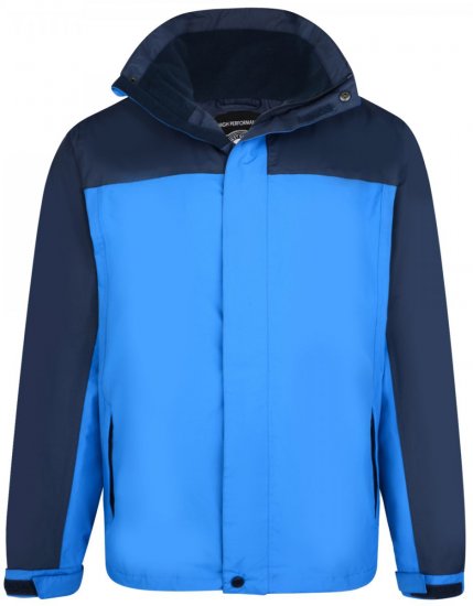 Kam Jeans 439 Softshell Jacket Navy - Kurtki Męskie Duże Rozmiary - Kurtki Duże rozmiary 2XL-8XL