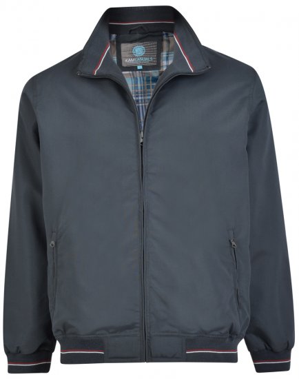Kam Jeans 440 Jacket Navy - Kurtki Męskie Duże Rozmiary - Kurtki Duże rozmiary 2XL-8XL