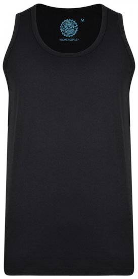 Kam Jeans 500 Tank Top Black - Koszulki - T-shirty meskie Duże Rozmiary - 2XL-14XL