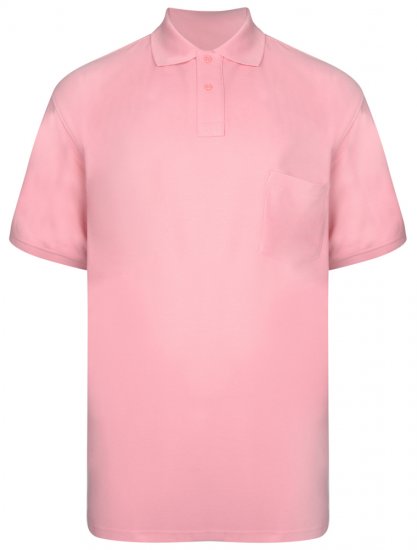 Kam Jeans Polo Pink - Koszulki polo - Koszulki Polo 2XL-8XL