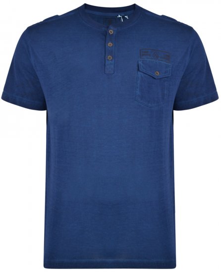 Kam Jeans 5262 T-shirt Denim - Koszulki - T-shirty meskie Duże Rozmiary - 2XL-14XL