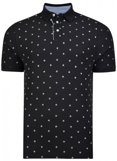 Kam Jeans 5272 Polo Black - Koszulki polo - Koszulki Polo 2XL-8XL