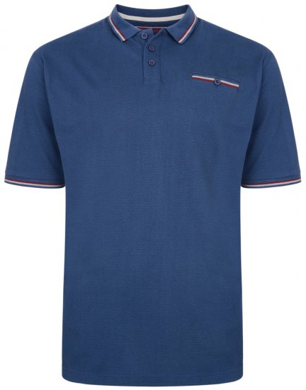 Kam Jeans 5291 Polo Denim - Koszulki polo - Koszulki Polo 2XL-8XL