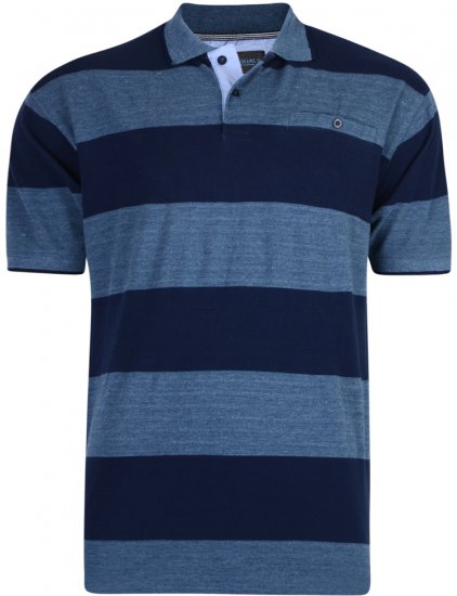 Kam Jeans 5292 Polo Denim Blue - Koszulki polo - Koszulki Polo 2XL-8XL