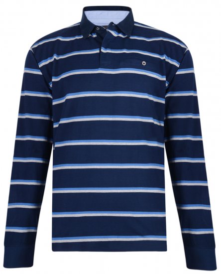 Kam Jeans 5297 Polo Navy - Koszulki polo - Koszulki Polo 2XL-8XL