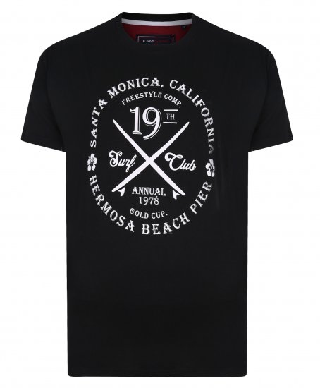 Kam Jeans 5331 Twin pack California Tee - Koszulki - T-shirty meskie Duże Rozmiary - 2XL-14XL
