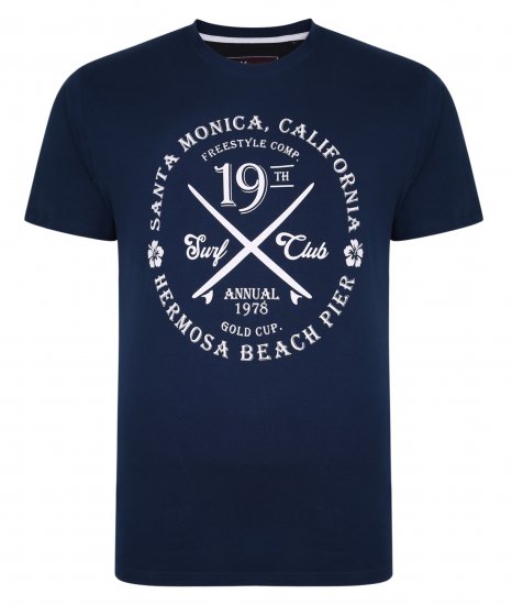 Kam Jeans 5331 Twin pack California Tee - Koszulki - T-shirty meskie Duże Rozmiary - 2XL-14XL