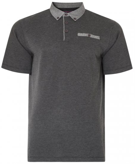 Kam Jeans 5402 T-shirt Charcoal - Koszulki polo - Koszulki Polo 2XL-8XL