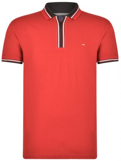 Kam Jeans 5409 Polo Burgundy - Koszulki polo - Koszulki Polo 2XL-8XL