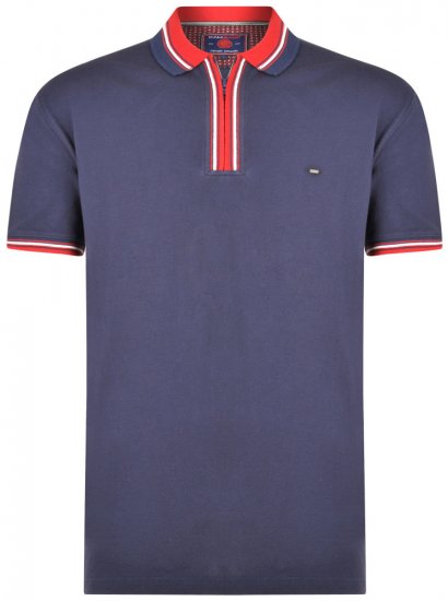 Kam Jeans 5409 Polo Navy - Koszulki polo - Koszulki Polo 2XL-8XL