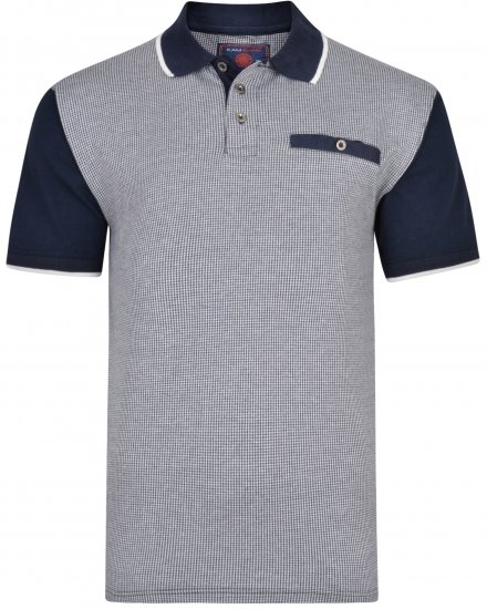 Kam Jeans 5421 Polo Navy - Koszulki polo - Koszulki Polo 2XL-8XL