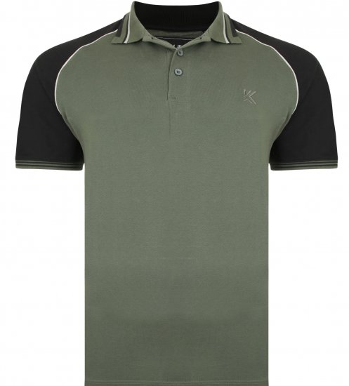 Kam Jeans 5445 Pique Polo Khaki - Koszulki polo - Koszulki Polo 2XL-8XL
