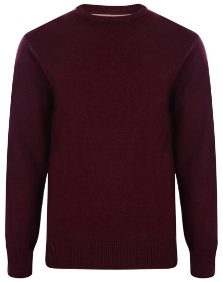 Kam Jeans Knitted Sweater Burgundy - Bluzy & bluzy z kapturem - Bluzy & Bluzy z kapturem 2XL-12XL