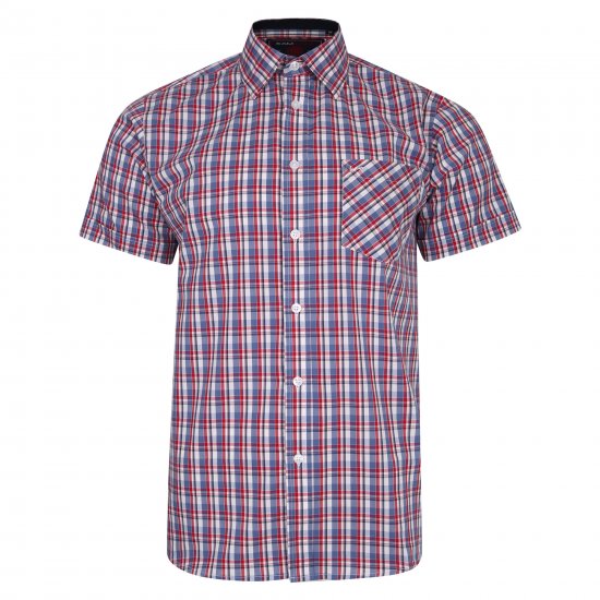 Kam Jeans 6202 Casual Shirt Red - Koszule - Koszule 2XL-10XL