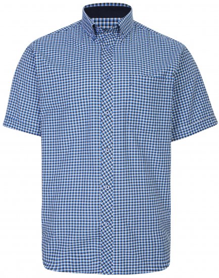 Kam Jeans 6219 Short sleeve Shirt Navy - Koszule - Koszule 2XL-10XL