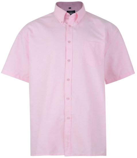 Kam Oxford Shirt Short sleeve Pink - Koszule - Koszule 2XL-10XL