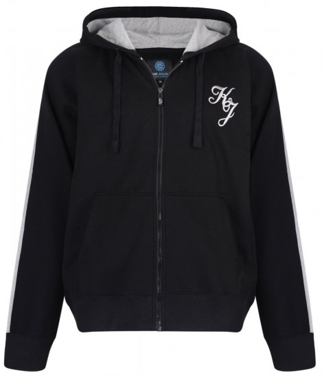 Kam Jeans 7005 Hoodie Black - Bluzy & bluzy z kapturem - Bluzy & Bluzy z kapturem 2XL-12XL